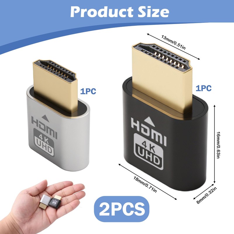 2 Pack 4K Wireless HDMI Streaming Device, Smart TV Streaming