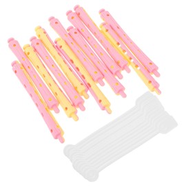 PACKOVE 12pcs Flexible Plastic Perm Rods Hair Curlers for Women Compact Travel-friendly Curling Tools