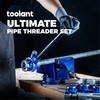 toolant Ratchet Pipe Threader Kit, NPT 1/2" - 1" Manual