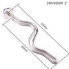 DERNORD 2 Inch (OD64) Tri-clamp Ripple Heating Element Electric Water