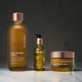 SONREVE 쏭레브 스킨케어 세트 [트리바이오 에센스 150ml + 밸런스 세럼 50ml + 인리치드 크림 50ml] SONREVE Skin Care Set [Tri-Bio Essence 150ml + Balance Serum 50ml + Enriched Cream 50ml]