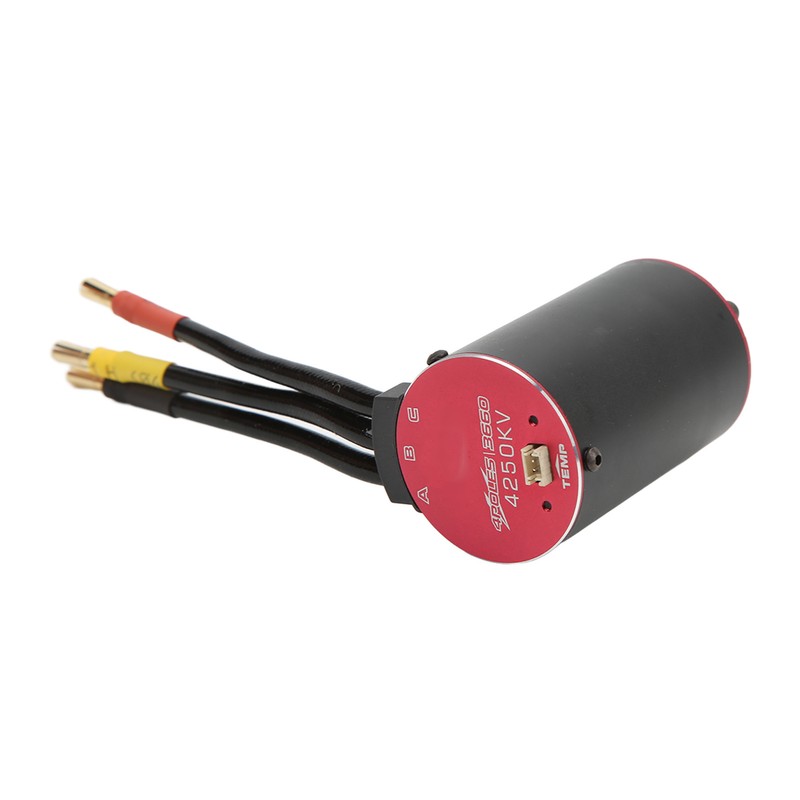 V2 3660‑4250KV Supersonic Brushless 4 Pole Motor with Temperature Sensor