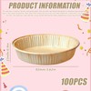 WIYETY 100 stampi per torte in carta per cuocere, mini