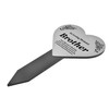 OriginDesigned Brother Heart Shaped Engraved Memorial Plaque Stake - Silver