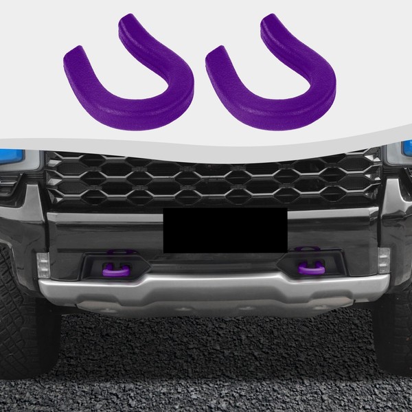 SQQP Front Bumper Tow Hook Rubber Covers Protectors Fit for