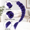 Purple Hair Extension Set - Purple Ponytail Extension - Mesh