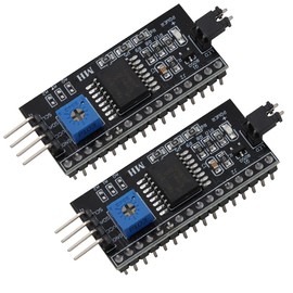 Heevhas I2C IIC Serial Interface Adapter Plate for LCD Display 1602 and 2004 (Pack of 2)