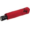 Doppler Mini Pocket Umbrella Open-Close Automatic Cats, red, animalistic