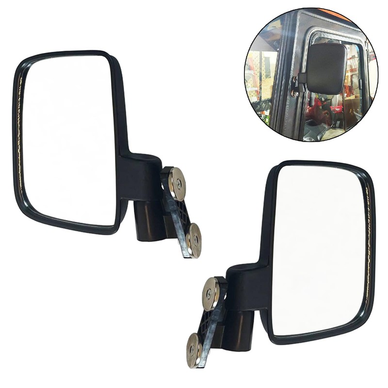 TOPAZ Universal Strong Magnetic Tractor Mirror Rear View Side Mirrors