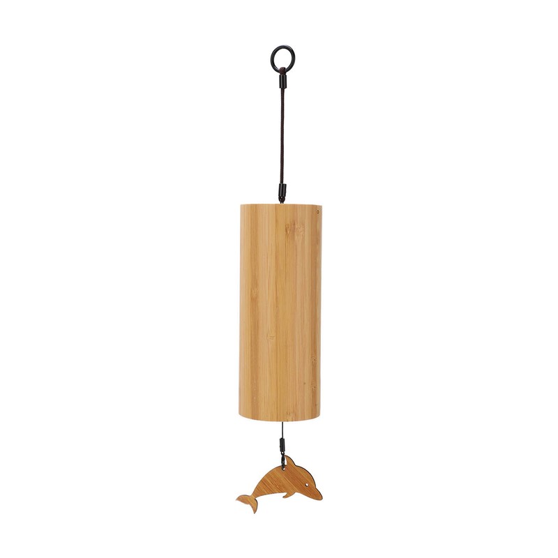 Bamboo Wind Chimes Metal Waterproof Japanese Chord Windchime Windbell for