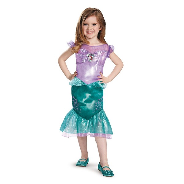 Ariel Toddler Classic Costume, Medium (3T-4T)