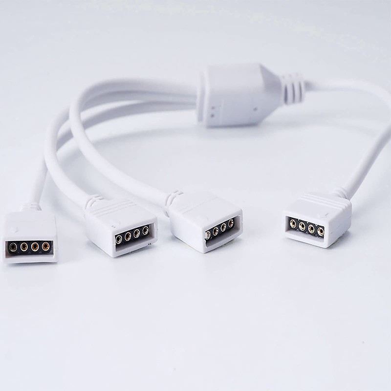RGBZONE 4 Pins Splitter Cable Y-Splitter (Four Way) for 5050