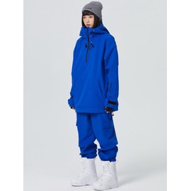RIUIYELE Women's Ski Suit Outdoor Sports Snowboarding Jacket and Pants Waterproof Snowsuit Snow Suit Klein Blue M