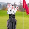 Wood Golf Club Covers - Skeleton Pattern Golf Driver -