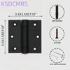 3.5" Self-Closing Stainless Steel Hinges,3-1/2 inch x 3 1/2 Inch