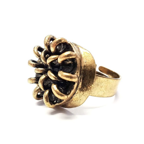 Adjustable Ring Holder Hook (5 Pieces) bronze