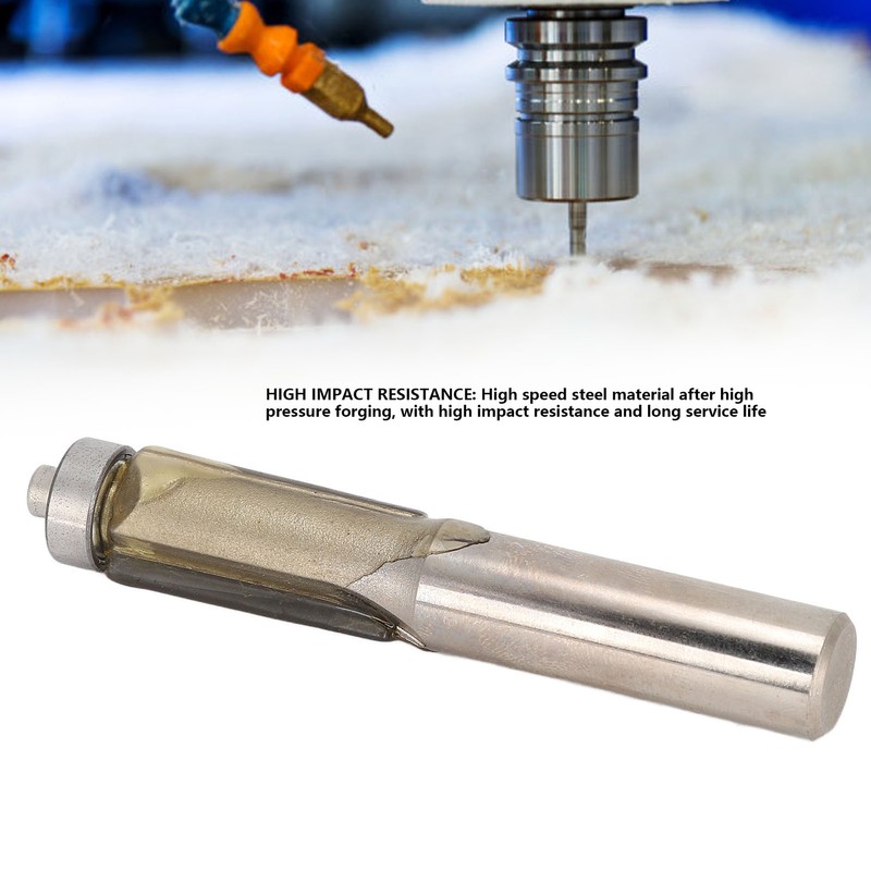 Flush Trim Router Bit Diamond Straight Trimming Woodworking Milling Cutter