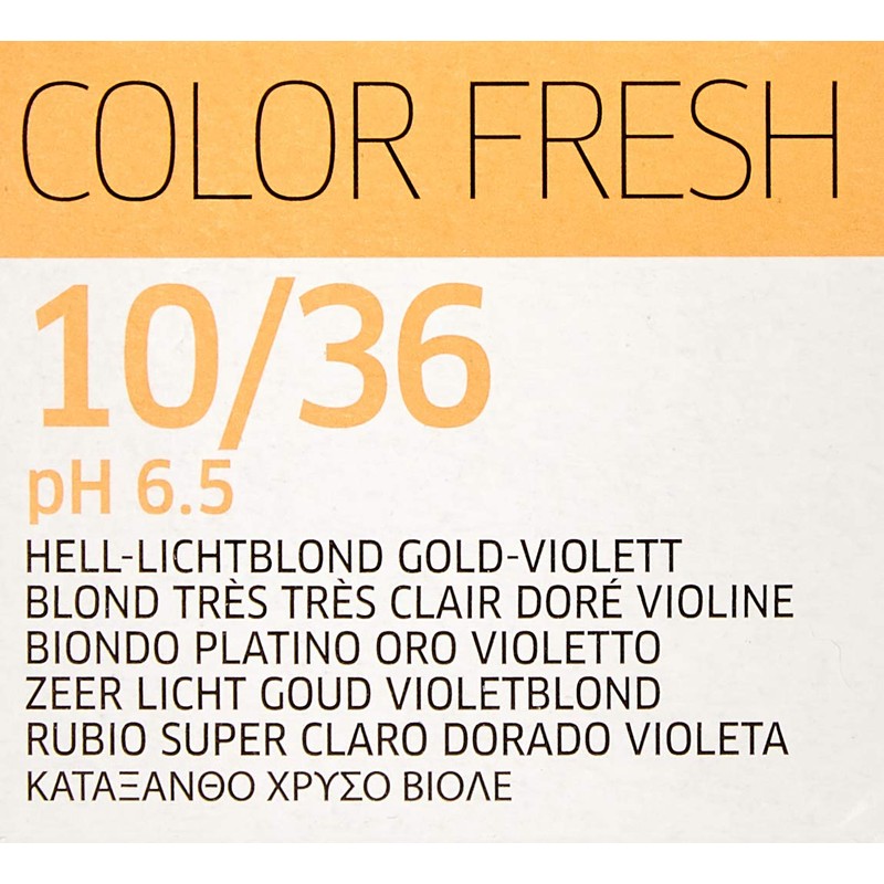 Wella Color Fresh 10/36 he.li.blo.go.violet 75 ml