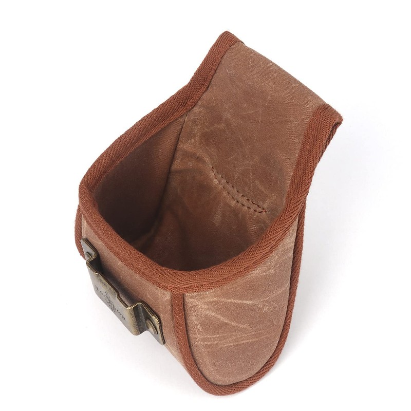 TOURBON Wax Canvas Nail Pouch Carpenters Tool Bag Tape Measures