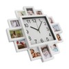Timelike Modern DIY Frame Clock - White, 40*40*4.5cm, Battery Powered,