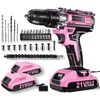 KELNOW Drill, 21V Cordless Drill with Dual 2.0Ah Power Pack