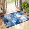 KIRFEIHT Modern Abstract 2x3 Area Rug, Non-Slip Washable Carpet for