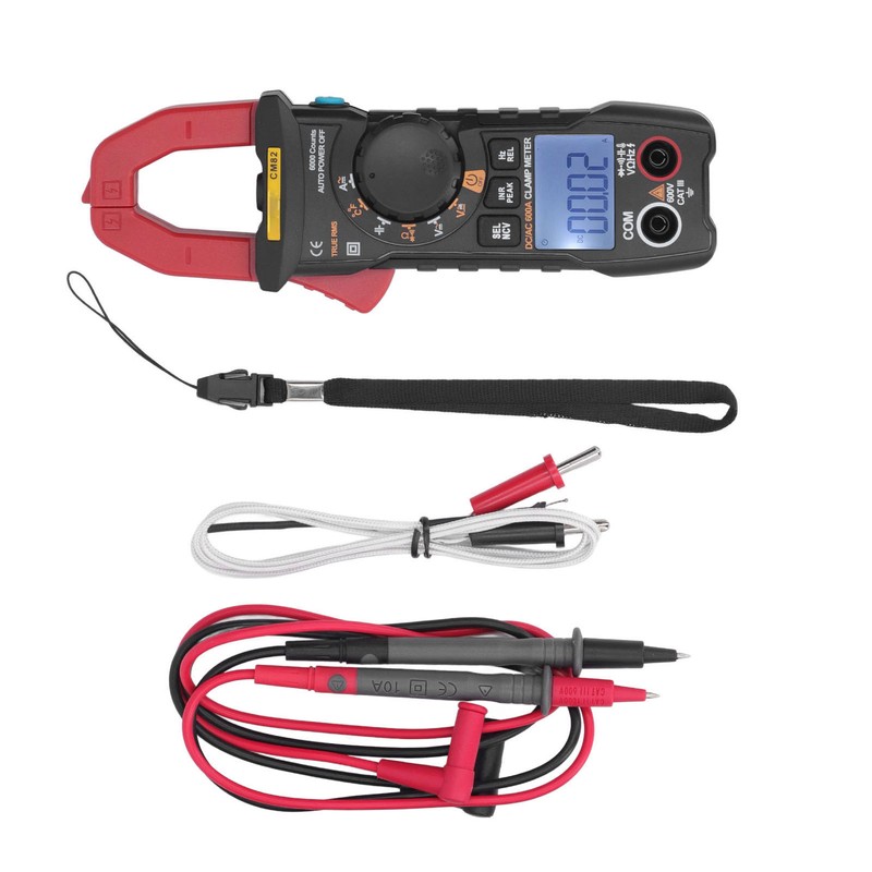 Clamp Meter Digital Display Multimeter Ammeter Voltmeter Tester for AC