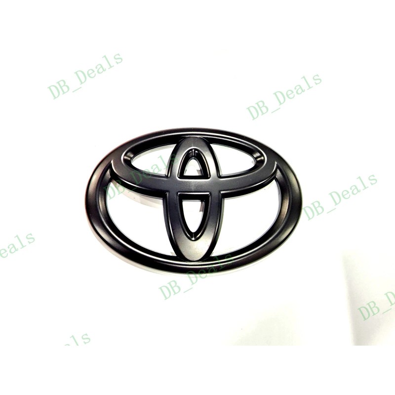 TOYOTA Overlay Matte Blackout Overlay Front Grille Emblem Badge 2022+