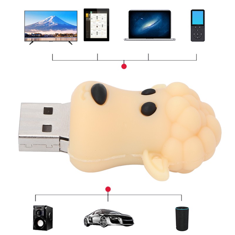 Thumb Drive Portable Cute Cartoon Sheep Doll 2.0 USB Flash