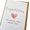 Congratulations On Passing Your Theory Test Card - Driving Theory