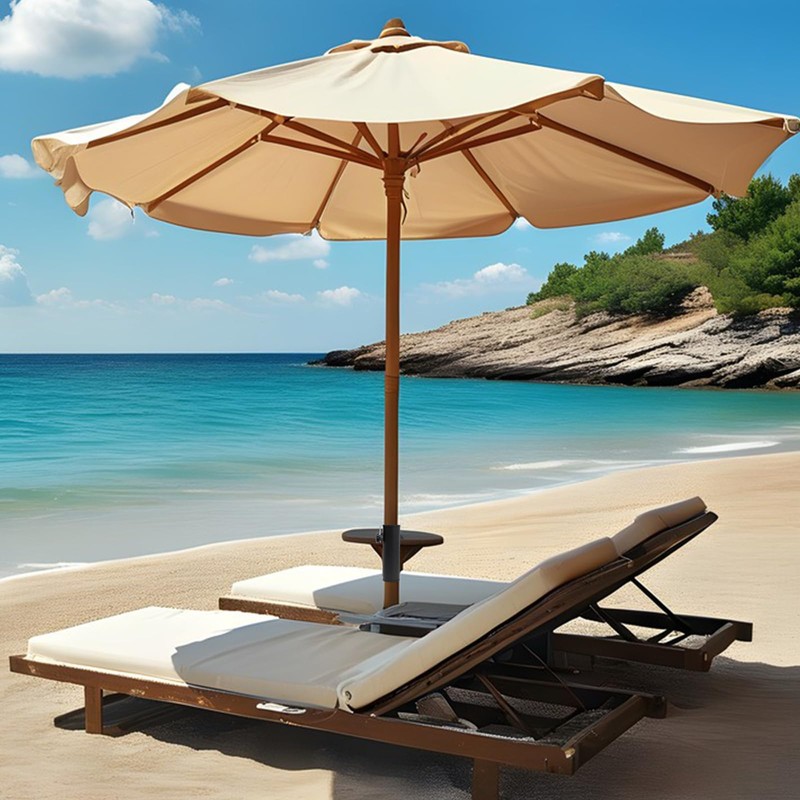 Cisolen Parasol Holder Balcony Railing Clamp Parasol Balcony Railing Umbrella