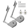 Soft Close Cabinet Lid Hinges with Hydraulic Dampening, 105 Degree