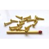 Pack of 100 Mini Wood Screws DIN 96 (Flat-Head Hexagonal