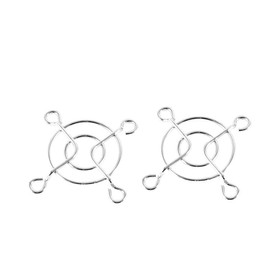 Sourcingmap 2 Pcs Metal Wire Finger Guard Protect Grill for 40mm PC Cooling Fan