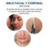 Hielo Masaje Cara Facial Cuidado Anti Acné + Rodillo Silicón