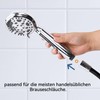 HNNHOME HydroPulse 100 mm Handbrause Hochdruck-Duschkopf, 6 Sprühmodi, universeller Power-Duschkopf-Ersatz