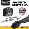 TuulKit Magnetic Tool Wristband – Magnetically Holds Tools Nails Screws