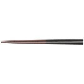 MUJI 15182503 Dishwasher Safe Chopsticks, Black, 9.1 inches (23 cm)