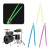 3 Pares Baquetas 5a Accesorios Para Bateria Tambor Luminosas Rosa,