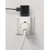 Combi Duplex Plug, 1 Euro & 1 Earthing Contact Plug,