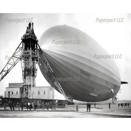 1937 Hindenburg Airship 8x10 Photo