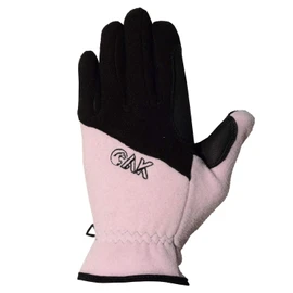 AK Horse Riding Gloves Warm & Cozy Polar Fleece Ladies & Kids daily use Gloves AKRS-6186 (Black/Pink, M)