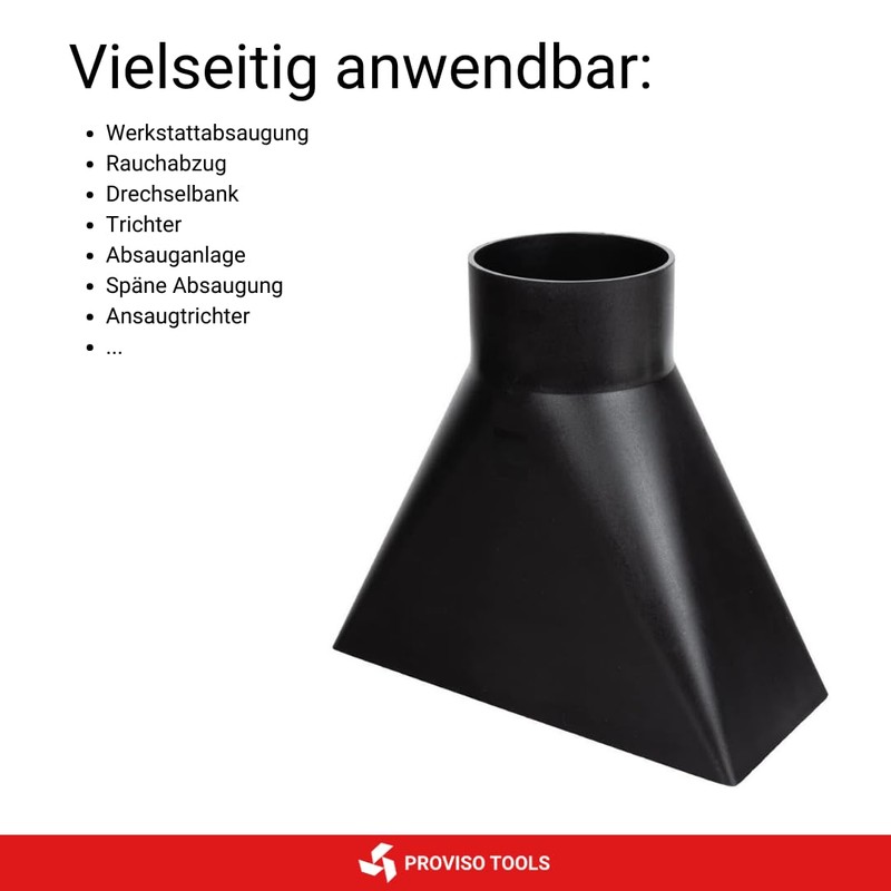 PROVISO TOOLS Suction Funnel - Extraction Funnel for Workshop, Extraction