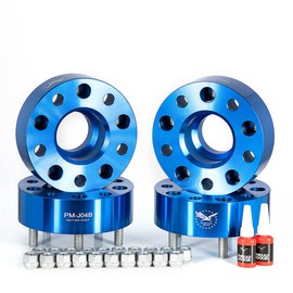 PreeminentMotors 4 Pcs Forged 2 inch 5x5 Hubcentric Wheel Spacers |1/2"-20 Stud Hub Bore 71.5mm, Compatible with 1999-2010 Grand Cherokee WJ WK | 2007-2018 Wrangler JK JKU | 05-10 Commander XK