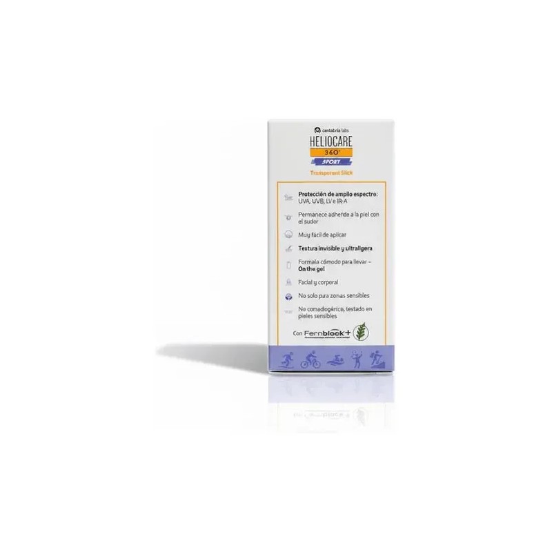 Heliocare 360 Sportsun Stick Transparente Spf 50 25g