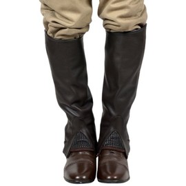 Riders Trend 100323B Kids' Mini Chaps Brown brown Size:XXS = Mollet (27-31) cm x Hauteur-36cm