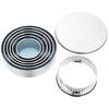 Judge Bakeware, 6 Piece Round Crinkle Edge Cutters