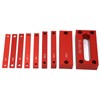 Jectse Height Gauge Blocks, 9PCS Aluminum Alloy Setup Bars Table