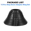 PATIKIL 13pcs Step Down Ring, Camera Lens Filter Adapter Ring