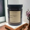 Basil, Sage & Mint 8oz Glass Jar Candle Hand Poured